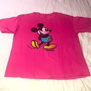 Disneyland “Mickey Mouse” Air Brush Style Short Sleeve Shirt